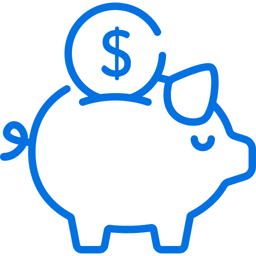 Piggy bank icon