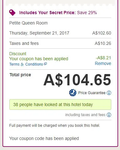 Hotels.com coupon code