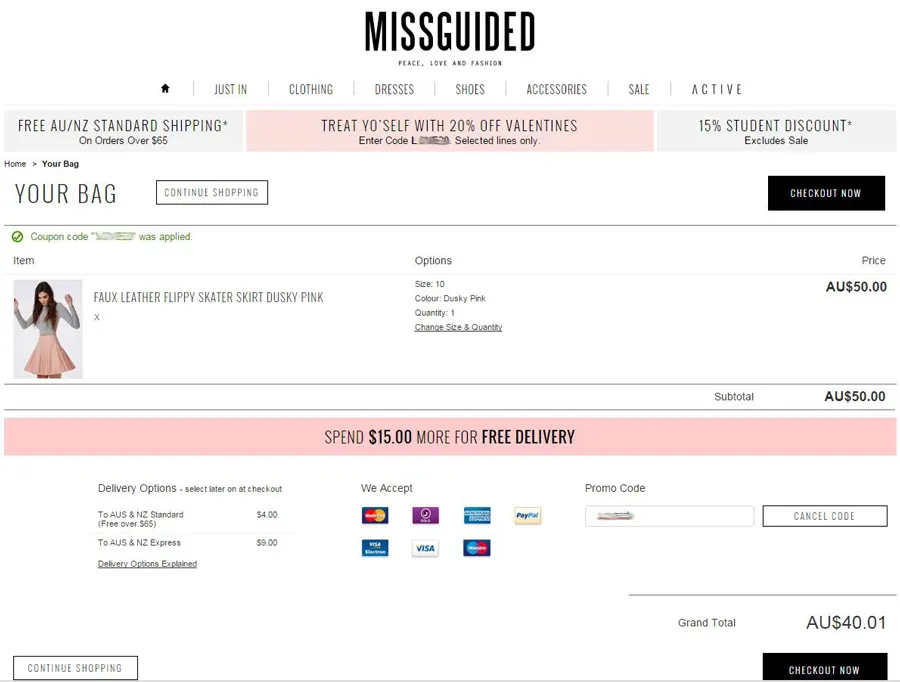 Up to 83% off sale Missguided Promo Codes May 2021  Finder