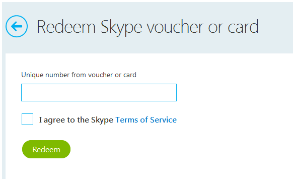 skype credit vouchers