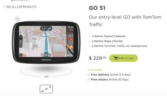 tomtom activation code for your via 1535