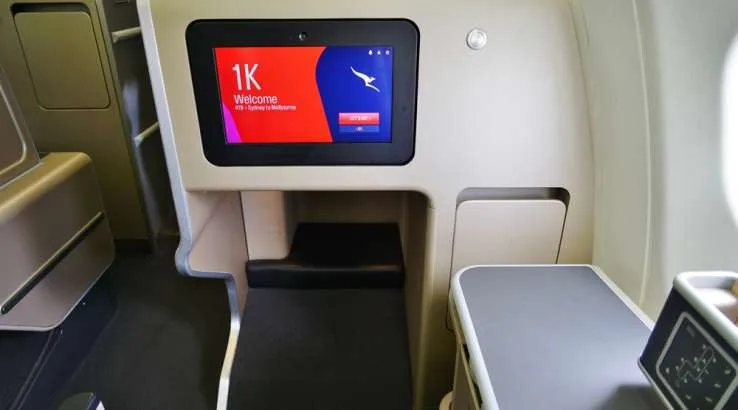 Qantas Seat 1K