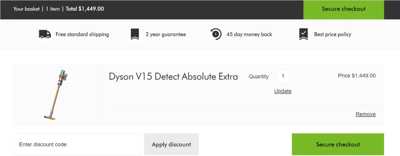 How do I use my Dyson discount code? | Finder