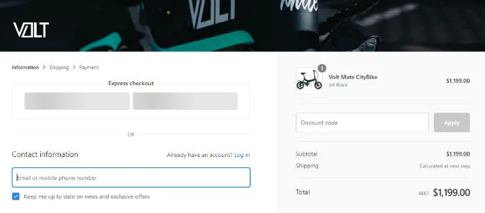 jv bike discount code