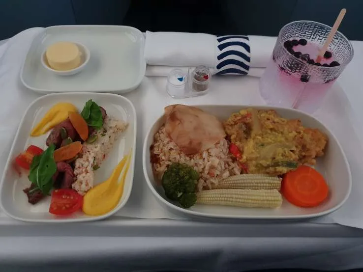 Finnair dinner