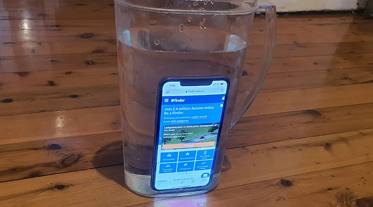 Apple iPhone 11 Pro Max underwater. Don't do this.