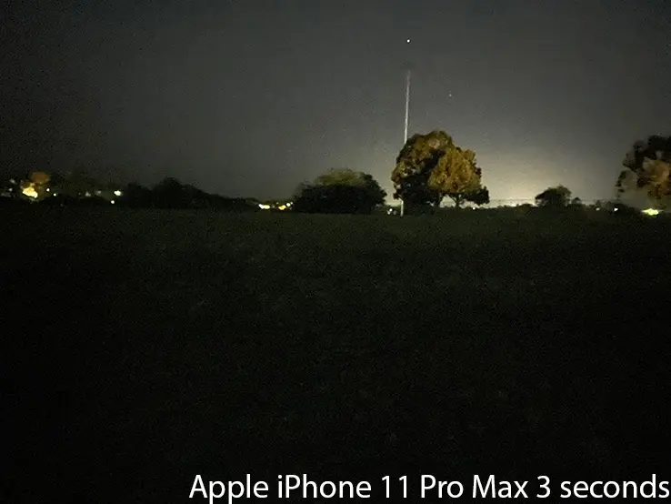 Apple iPhone 11 Pro Max Low Light 3 Second Sample Photo