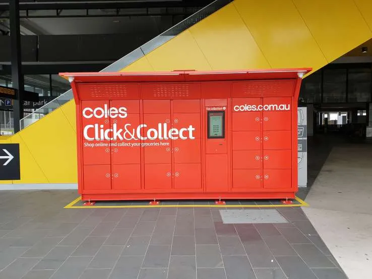 Coles Melbourne Airport lockers