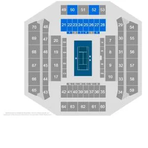 John Cain Arena seating map