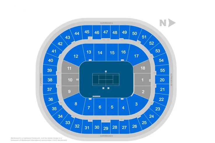 Rod Laver Arena seating