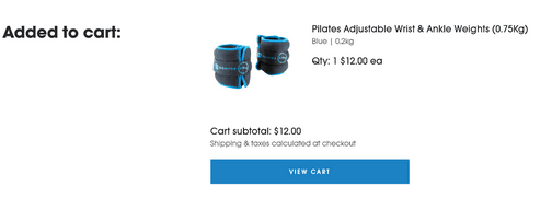 Decathlon Shopping Cart Page