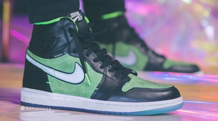 jordan 1 high black and green