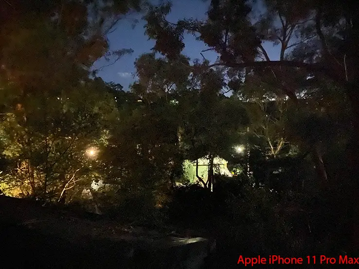 Apple iPhone 11 Pro Max Night Shot