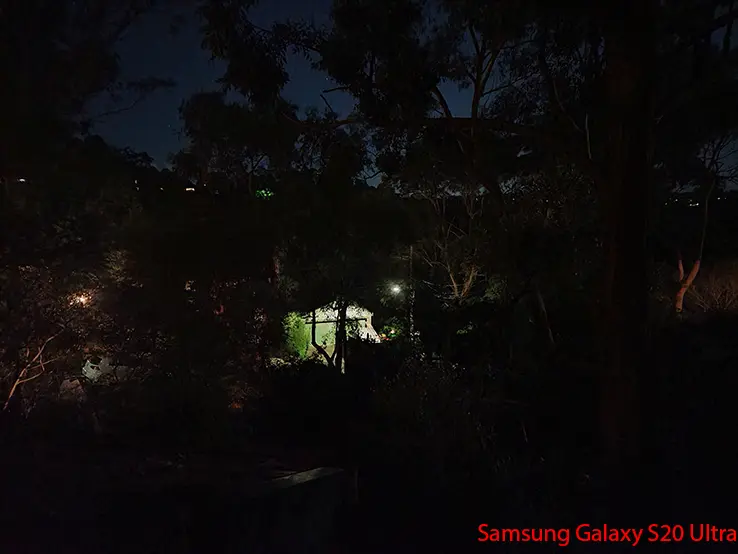 Samsung Galaxy S20 Ultra Night Shot
