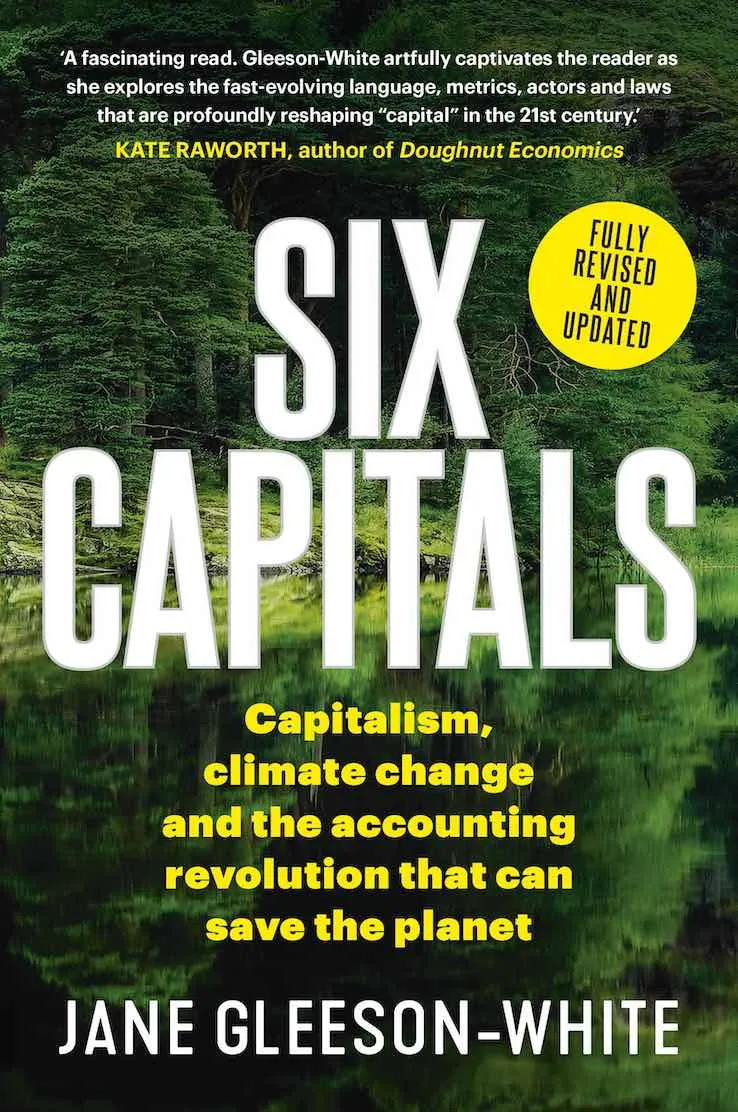 The cover of Six Capitals by Jane Gleeson-White (Allen and Unwin, May 2020, RRP $24.99)