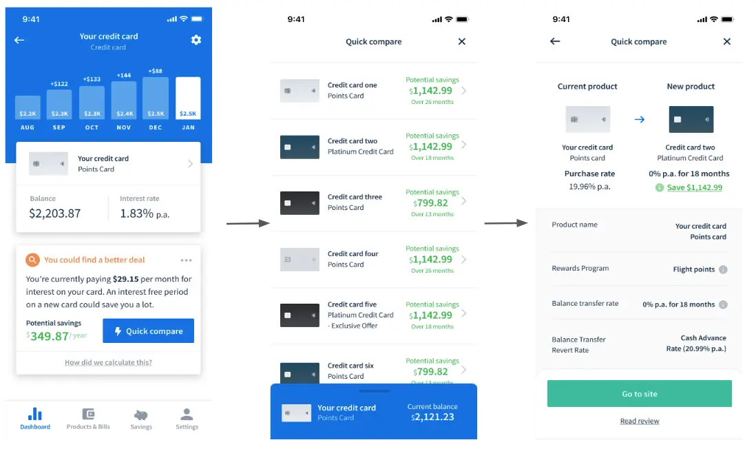 Finder app - native BT comparison