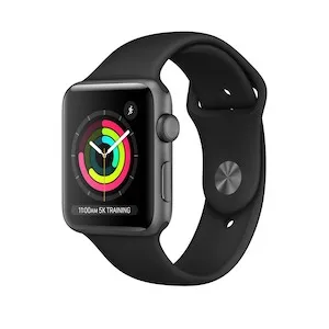 Скидка 30 долларов на Apple Watch Series 3 (GPS, 38 мм) - серый космос