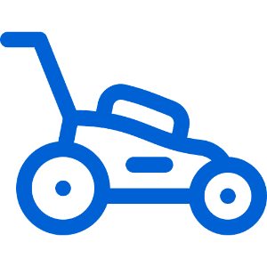 Petrol lawn mowers icon