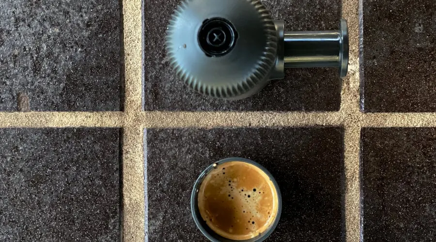 Wacaco Nanopresso review - the coffee