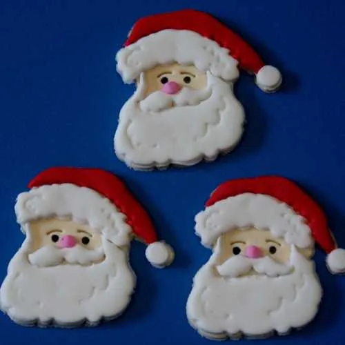 Edible Santa Claus Face