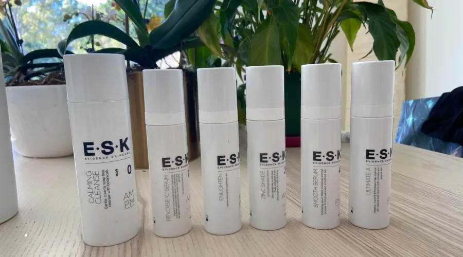 ESK skincare review - in its case
