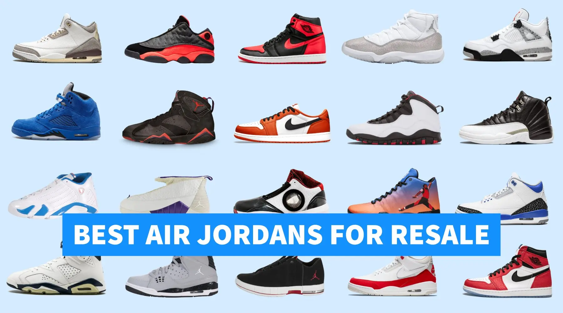 all jordan sneakers in order