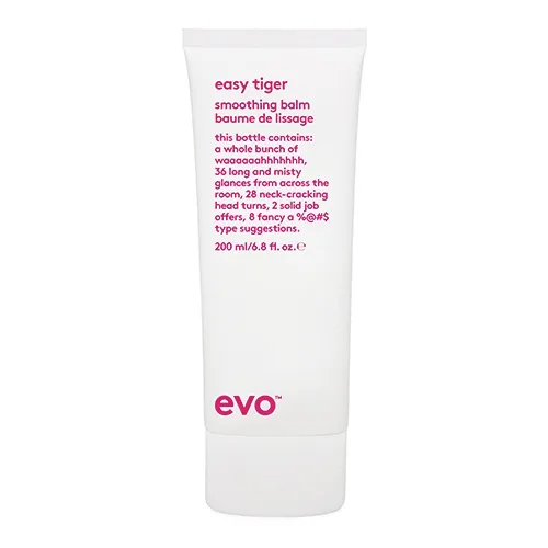 Bottle of Evo Tiger Balm product on white backdrop. 