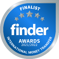 Finder Crypto Trading Satisfaction Finalist 2022 badge