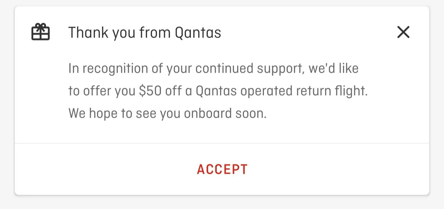 How to get the 50 Qantas promo code
