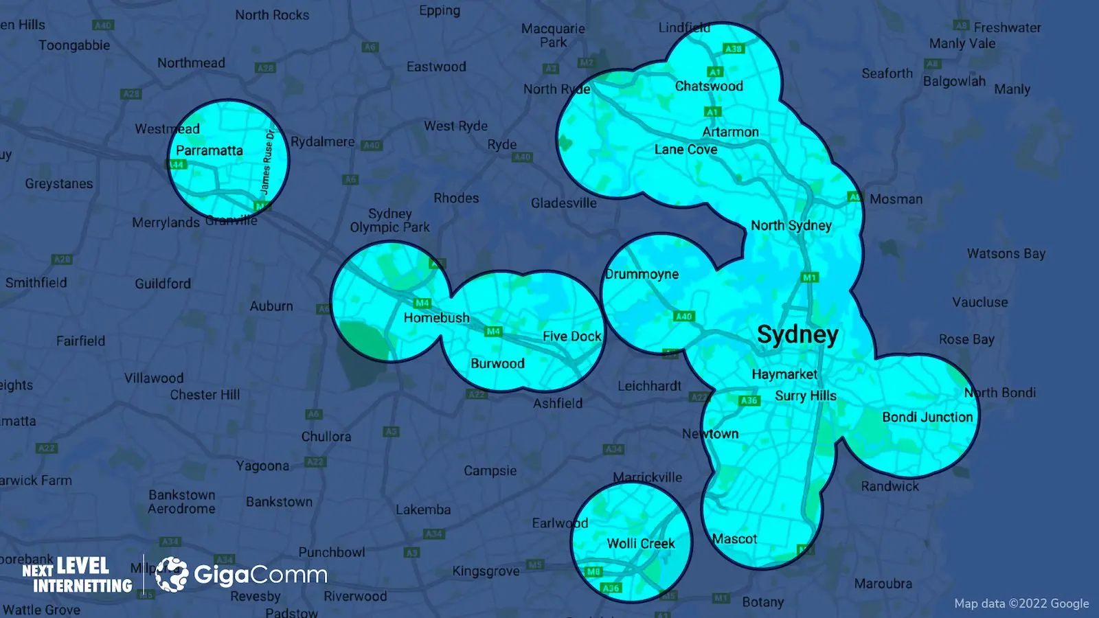 gigacomm sydney coverage map
