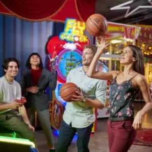 People playing at Archie Brothers arcade