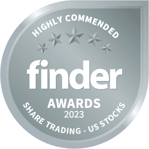 Finder's 2023 Share Trading Platform Finalist Medal