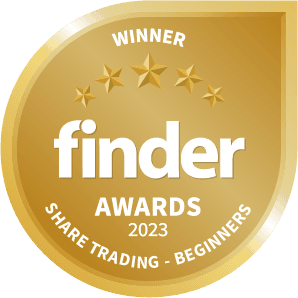 Finder's 2023 Share Trading Platform awards Medal