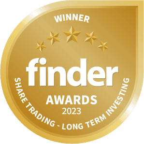 Finder's 2023 Share Trading Platform awards Medal