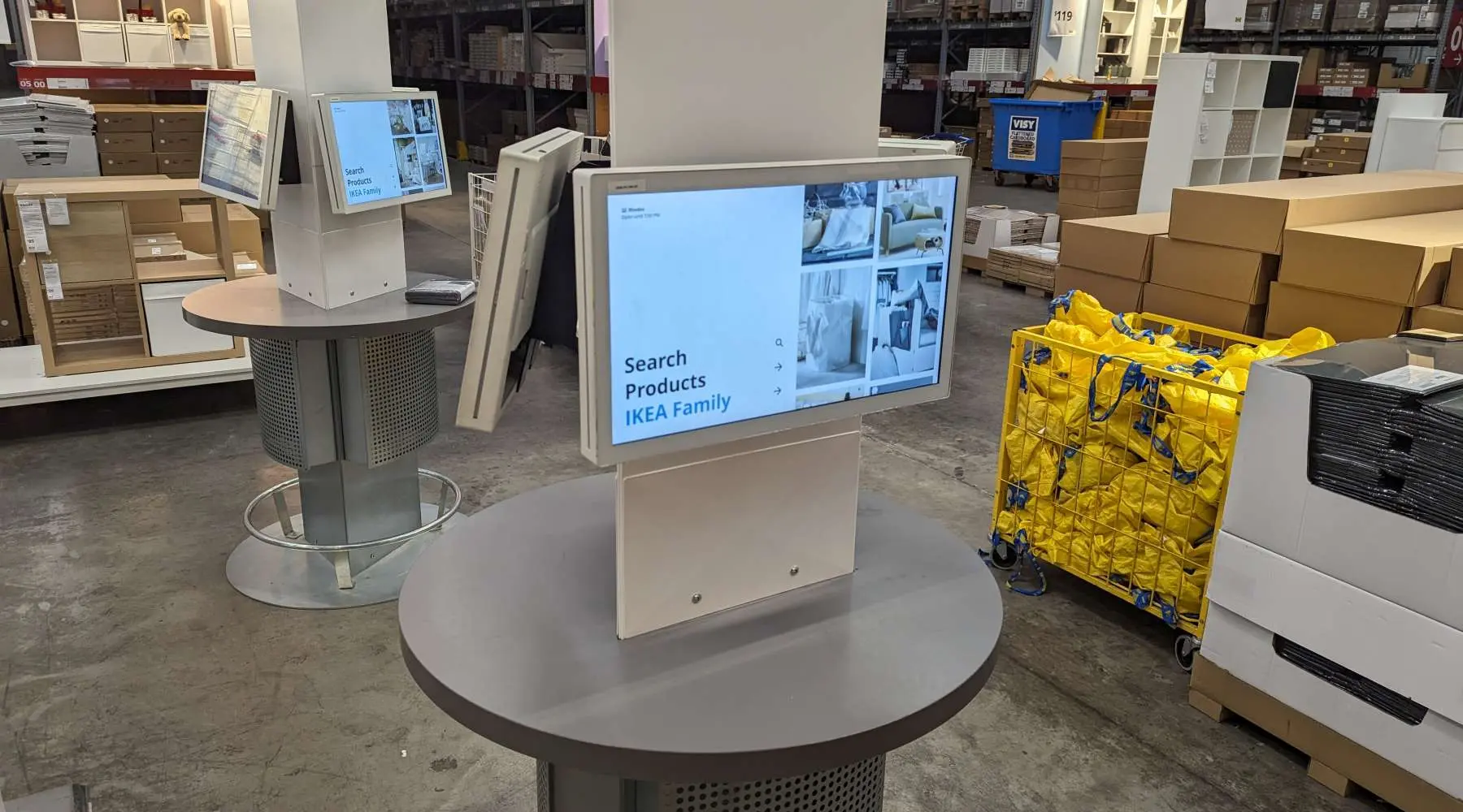 IKEA Family sign-up console in store