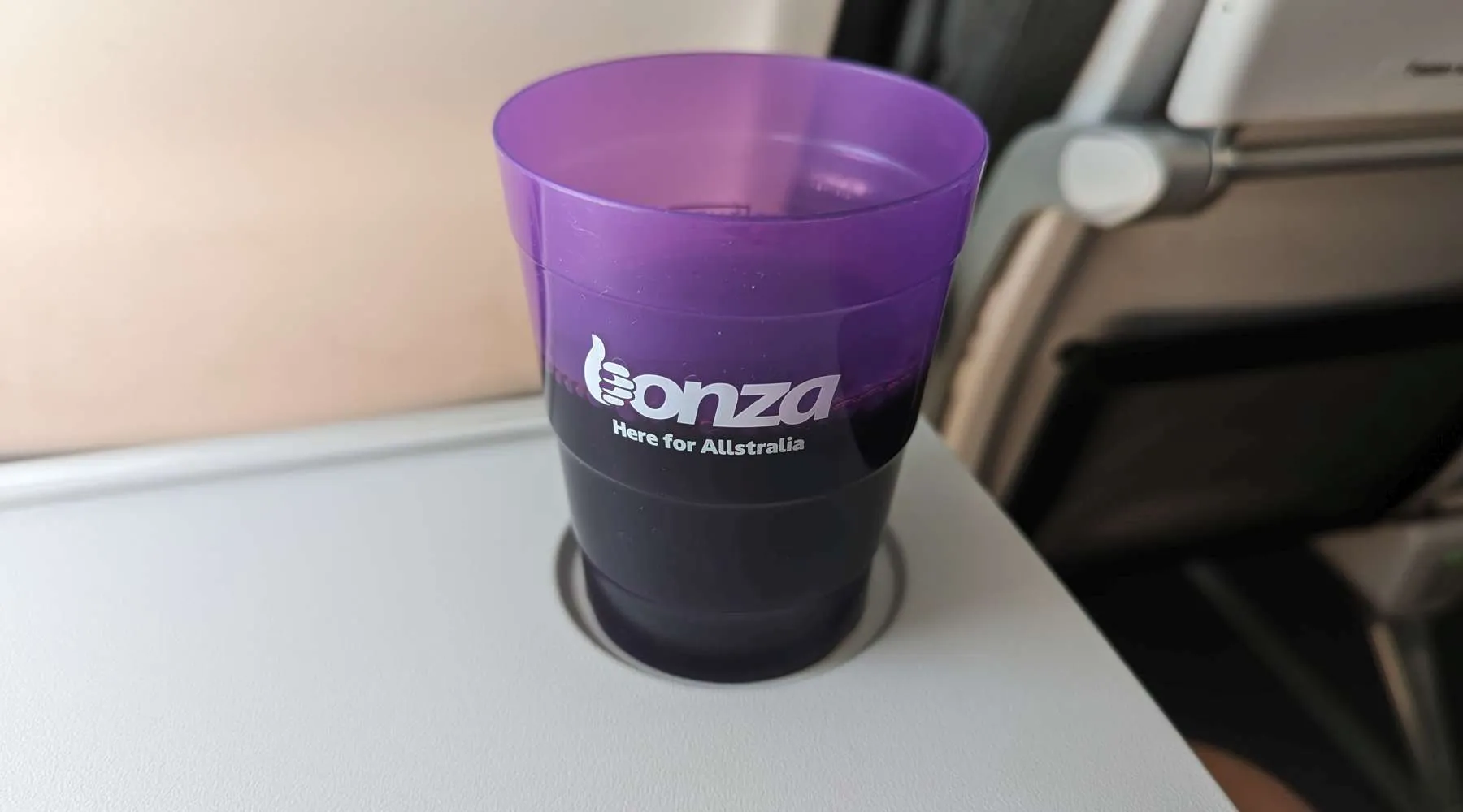 Glass of Bonza wine