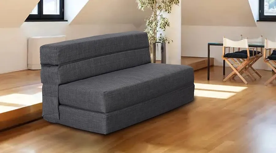 ANONER 60-inch Folding Sleeper Chair Sofa Bed