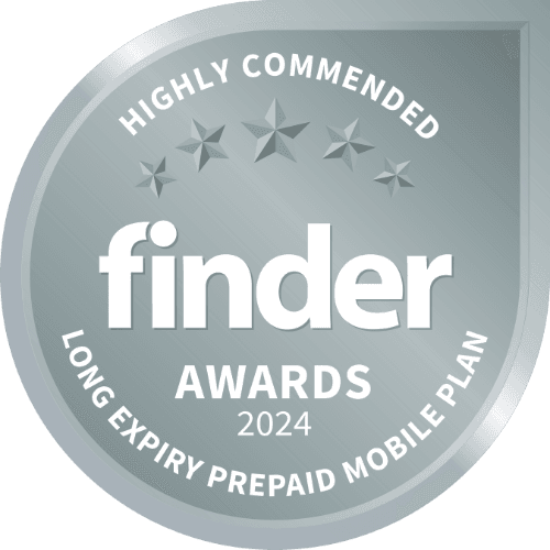 Highly commended long expiry prepaid mobile plan