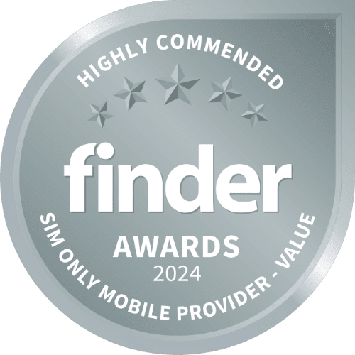 Highly commended sim only mobile provider value