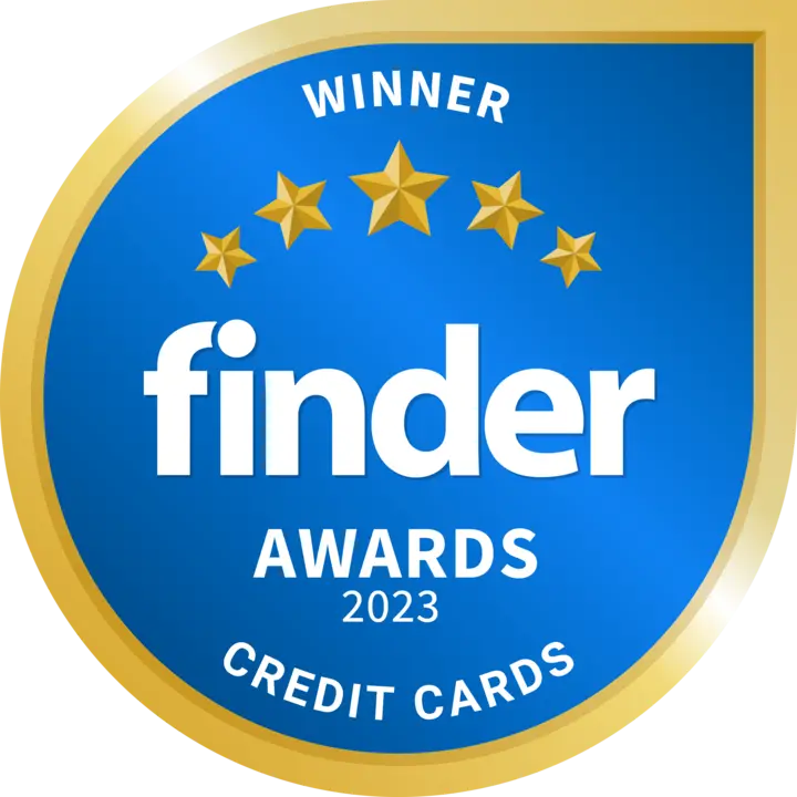 Finder Credit Card Provider Satisfaction Award 2023 badge