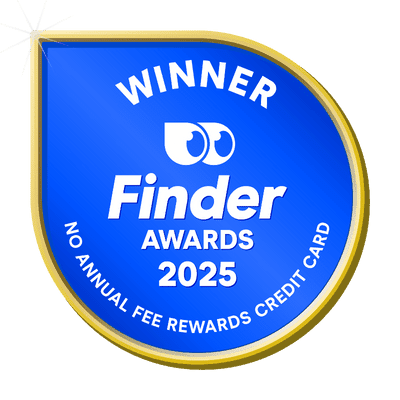 Best No Annual Fee Rewards Credit Card badge