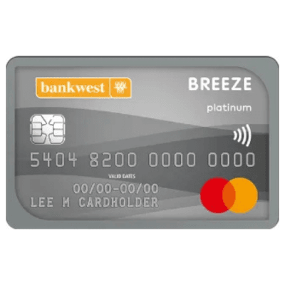 Bankwest Breeze Platinum Mastercard logo