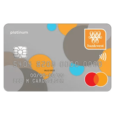 Bankwest Zero Platinum Mastercard logo