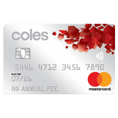 Coles No Annual Fee Mastercard logo