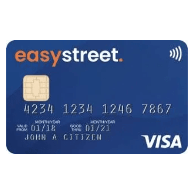 Easy Street Easy Low Rate Visa credit card logo