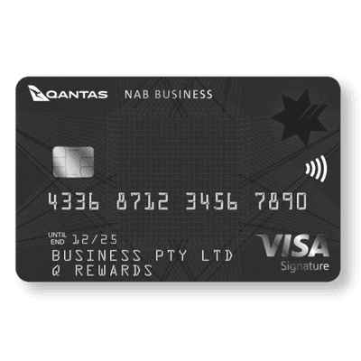 NAB Qantas Business Signature Card logo