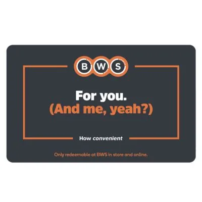 BWS gift card