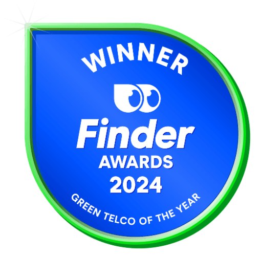 Finder Award Winner Best Green Telco 2024