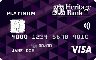 Heritage Bank Platinum Credit Card image