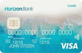 Horizon Bank Visa Credit Card image
